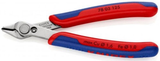 Εικόνα της Κοφτάκι ηλεκτρονικών 125 mm Knipex