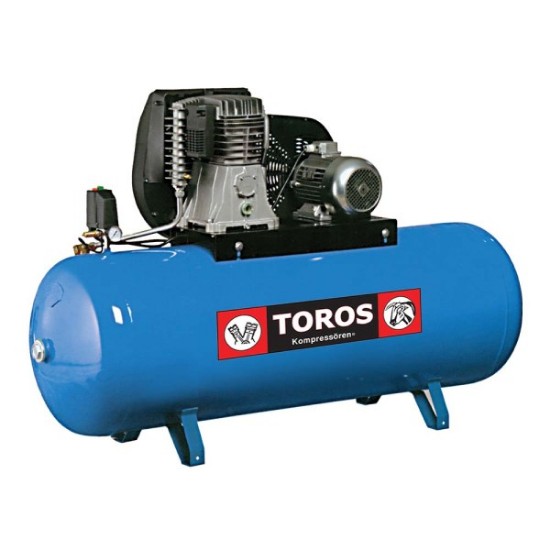 Εικόνα της Αεροσυμπιεστής με ιμάντα 500Lt 5.5hp 400v Toros