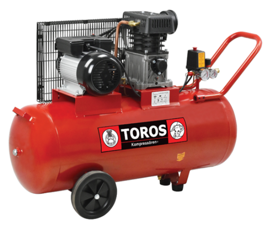 Εικόνα της Αεροσυμπιεστής με ιμάντα 100lt 3hp 230v Toros