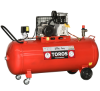 Εικόνα της Αεροσυμπιεστής με ιμάντα 270lt 4hp 380v Toros