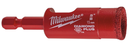 Εικόνα της Ποτηροτρύπανο αδαμάντινο 1/4'' 15mm Milwaukee