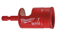 Εικόνα της Ποτηροτρύπανο αδαμάντινο 1/4'' 25mm Milwaukee