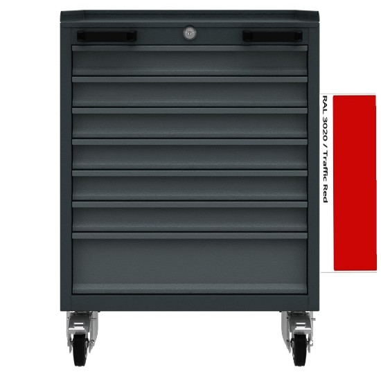 Εικόνα της Εργαλειοφόρος 7 συρταρίων Βαθύ κόκκινο BT Ral 3020