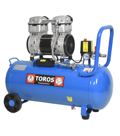 Εικόνα της Αεροσυμπιστής μονομπλόκ oil free χαμηλού θορύβου 50Lt 2Hp Brushless Toros