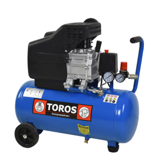Εικόνα της Αεροσυμπιεστής μονομπλόκ λαδιού 24Lt 2.5Hp 230V Toros