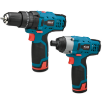 Εικόνα της Σετ κρουστικό δραπανοκατσάβιδο και παλμικό κατσαβίδι 10,8v 2*2Ah Bulle