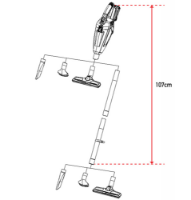 Εικόνα της Σκουπάκι επαναφορτιζόμενο 18v solo Bulle