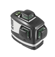 Εικόνα της Αλφάδι laser 3 ακτινών πράσινο 360° 3D 883g Kapro