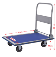 Εικόνα της Καρότσι πλατφόρμα μεταφοράς 300kg Express