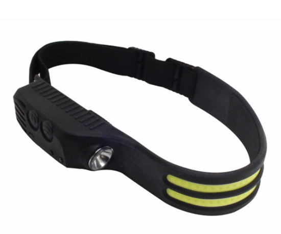 Εικόνα της Φακός κεφαλής cob led με προβολέα και αισθητήρα κίνησης Satra