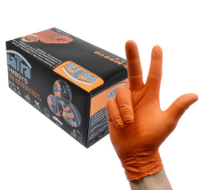 Εικόνα της Γάντια νιτριλίου μιας χρήσης medium Satra