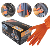 Εικόνα της Γάντια νιτριλίου μιας χρήσης large 100 τεμ Satra