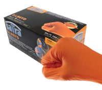 Εικόνα της Γάντια νιτριλίου μιας χρήσης large 100 τεμ Satra
