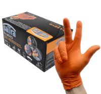 Εικόνα της Γάντια νιτριλίου μιας χρήσης large 100 τεμ Satra