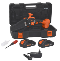 Εικόνα της Κλαδευτικό αλυσοπρίονο μπαταρίας 21V 2x2.0Ah Kraft