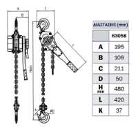 Εικόνα της Κρικοπαλάγκο 3ton 1.5mm Express