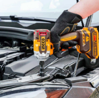 Εικόνα της Κατσαβίδι Παλμικό Μπαταρίας 20V Li-Ion 285Nm INGCO