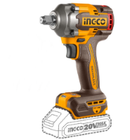 Εικόνα της Σετ μπουλονόκλειδο 400Nm & δραπανοκατσάβιδο 66Nm μπαταρίας 20V INGCO