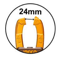 Εικόνα της Αμπεροτσιμπίδα Ψηφιακή 400A AC/DC/ True RMS/ NCV με Ακροδέκτες INGCO