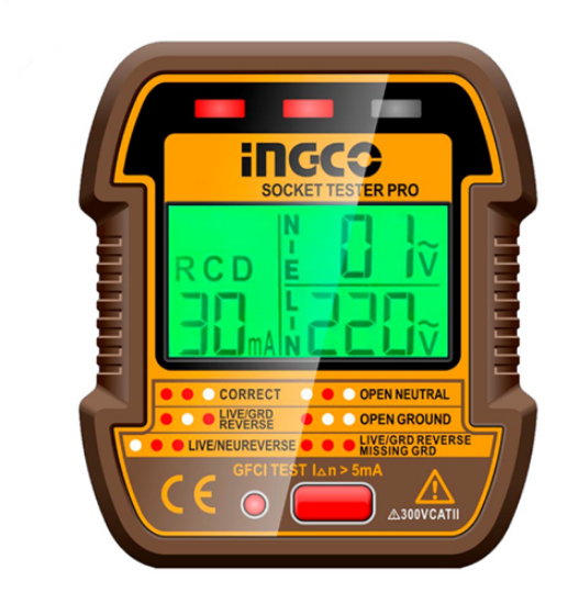 Εικόνα της Όργανο Ελέγχου Ορθής Καλωδίωσης Πρίζας