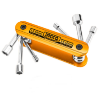 Εικόνα της Σετ Κλειδιά Καρυδάκια Σουγιάς 5-12mm 6 τεμ Ingco