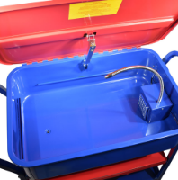 Εικόνα της Πλυντήριο εξαρτημάτων τροχήλατο με 2 ράφια 90 λίτρων Toros