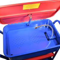 Εικόνα της Πλυντήριο εξαρτημάτων τροχήλατο με 2 ράφια 90 λίτρων Toros