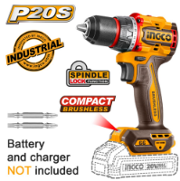 Εικόνα της Δραπανοκατσάβιδο Compact Μπαταρίας 20V Li-Ion SOLO 66Nm INGCO