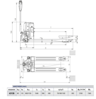 Εικόνα της Παλετοφόρο ηλεκτρικό 1.5τον 24v 25Ah Express