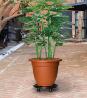 Εικόνα της Πλατφόρμα στρογγυλή πλαστική Φ300 μεταφοράς 170kg Dolly