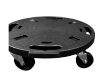 Εικόνα της Πλατφόρμα στρογγυλή πλαστική Φ400 μεταφοράς 275kg Dolly