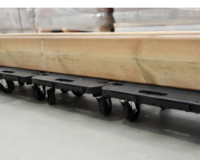 Εικόνα της Πλατφόρμα στρογγυλή πλαστική 290*480mm μεταφοράς 300kg Dolly