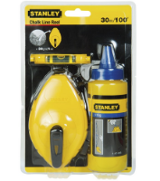 Εικόνα της Σετ νήμα στάθμης 30m με πούδρα μπλέ και αλφαδάκι Stanley