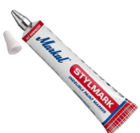 Εικόνα της Μαρκαδόρος λευκός σε σωληνάριο stylmark original 3mm