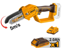 Εικόνα της Αλυσοπρίονο Μίνι Μπαταρίας 20V Li-Ion με 5"/12.7cm Λάμα INGCO