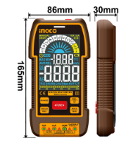 Εικόνα της Ψηφιακό Πολύμετρο 1000V True RMS AC/DC/ Αντίστασης/ Χωρητικότητας/ Συχνότητας/ Θερμοκρασίας/ NCV INGCO