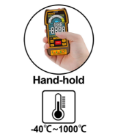 Εικόνα της Ψηφιακό Πολύμετρο 1000V True RMS AC/DC/ Αντίστασης/ Χωρητικότητας/ Συχνότητας/ Θερμοκρασίας/ NCV INGCO