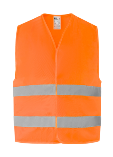 Εικόνα της Γιλέκο εργασίας-εργοταξιακό πορτοκαλί φωσφοριζέ l/xl