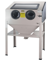 Εικόνα της Καμπίνα Αμμοβολής με Πλαινό Πορτάκι 220 Lt.& Σετ 4 Μπέκ Express