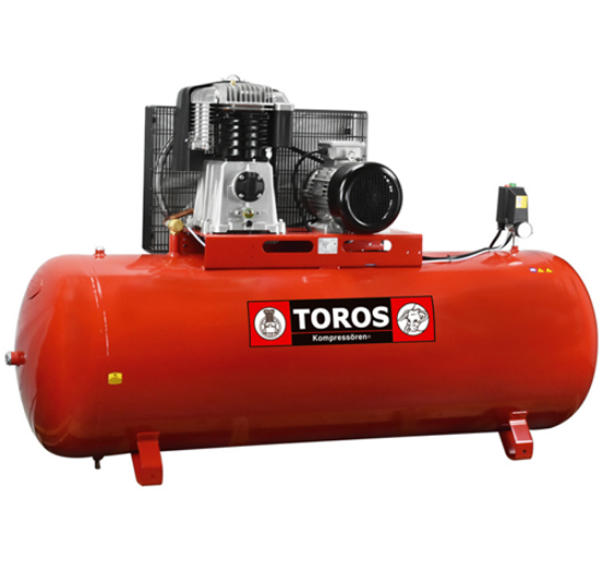 Εικόνα της Αεροσυμπιεστής με ιμάντα 500lit/7.5Hp 400v Toros