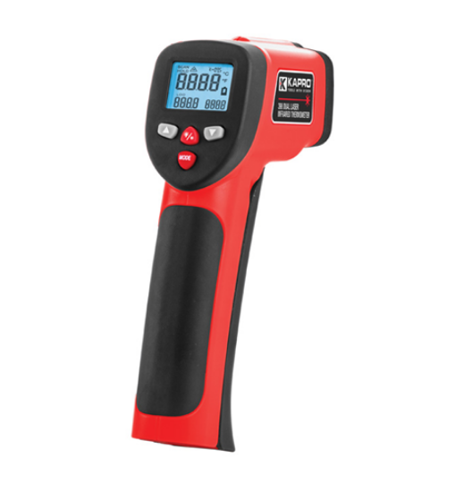 Εικόνα της Θερμόμετρο υπερύθρων 398 για θερμοκρασίες από -50°C έως 650°C Kapro