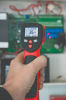 Εικόνα της Θερμόμετρο υπερύθρων 398 για θερμοκρασίες από -50°C έως 650°C Kapro