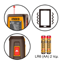 Εικόνα της Μετρητής Αποστάσεων Laser 110m Ingco