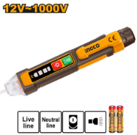 Εικόνα της Ανέπαφο Δοκιμαστικό Τάσης AC 12-1000V/ Φακός led ingno