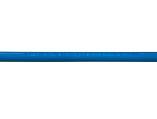 Εικόνα της Σωλήνας αέρος μπλέ φ6*13mm (λειτουργία 20bar/θραύση 60bar) -20 ° +60 °