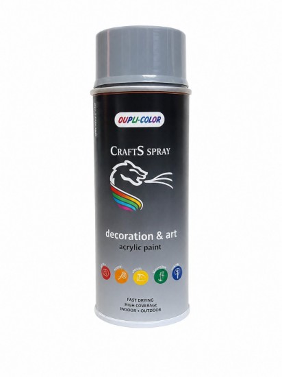 Εικόνα της Σπρέυ ακρυλικό γκρι ral7001 400ml DupliColor Crafts Motip