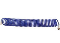 Εικόνα της Σωλήνας αέρος σπιράλ μπλε 15mt rilsan Φ6*8mm με πρίζα universal & βύσμα