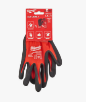 Εικόνα της Γάντια Εργασίας Κόκκινα Νιτριλίου Νο 9/L για Προστασία Κοπής LEVEL 1 Milwaukee
