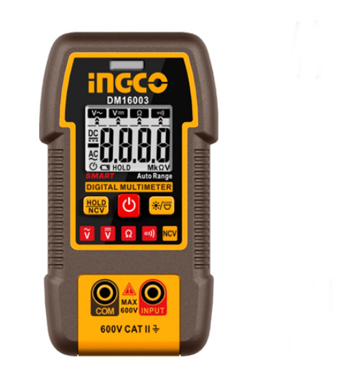 Εικόνα της Ψηφιακό Πολύμετρο 600V True RMS με Μέτρηση AC/DC/ Αντίστασης/ NCV INGCO