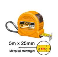 Εικόνα της Μετροταινία 5m x 25mm Ingco